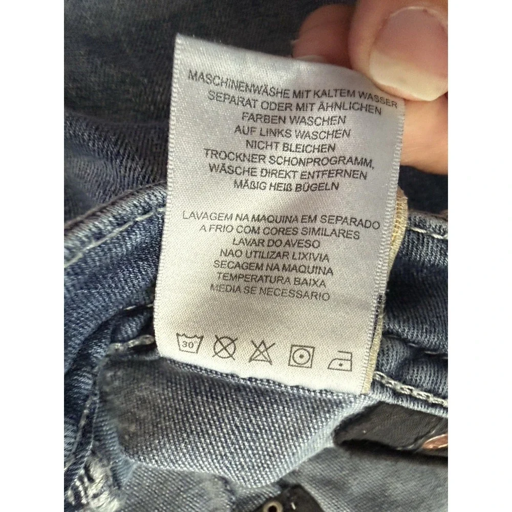 Miss Me Jeans Women's 32 Mid Rise Easy Skinny  Denim Blue